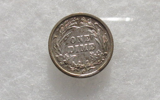 1892 o Barber Dime MS-60 | Of Coins & Crystals