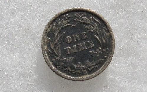 1896S Barber Dime VF-30 | Of Coins & Crystals
