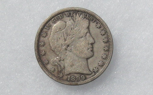 1899-O Barber Half Dollar F-12 | Of Coins & Crystals