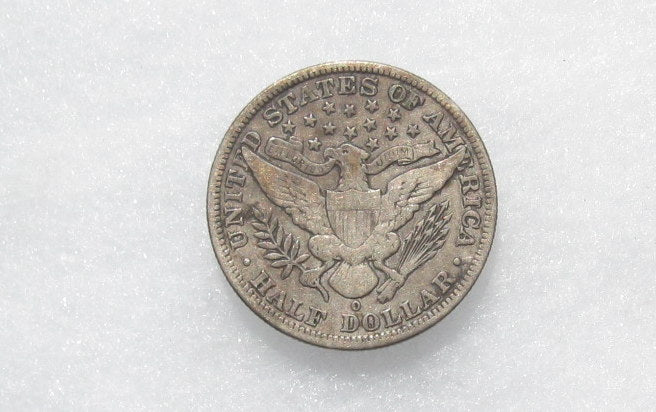 1899-O Barber Half Dollar F-12 | Of Coins & Crystals