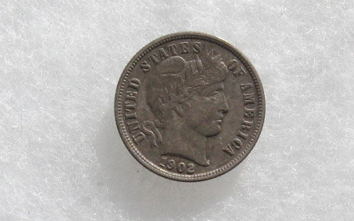 1902  Barber Dime XF-45 | Of Coins & Crystals