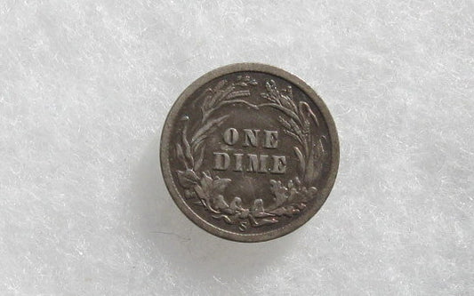 1906S Barber Dime F-12 | Of Coins & Crystals