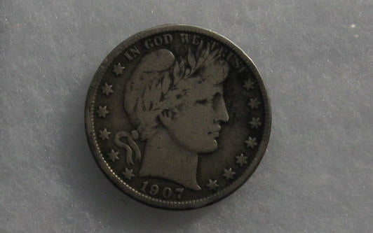 1907O Barber Half Dollar F-15 | Of Coins & Crystals