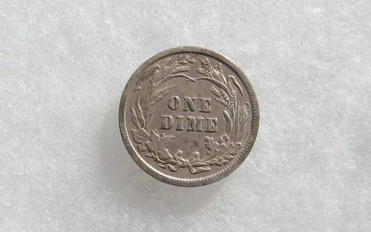 1907 Barber Dime XF-40 | Of Coins & Crystals