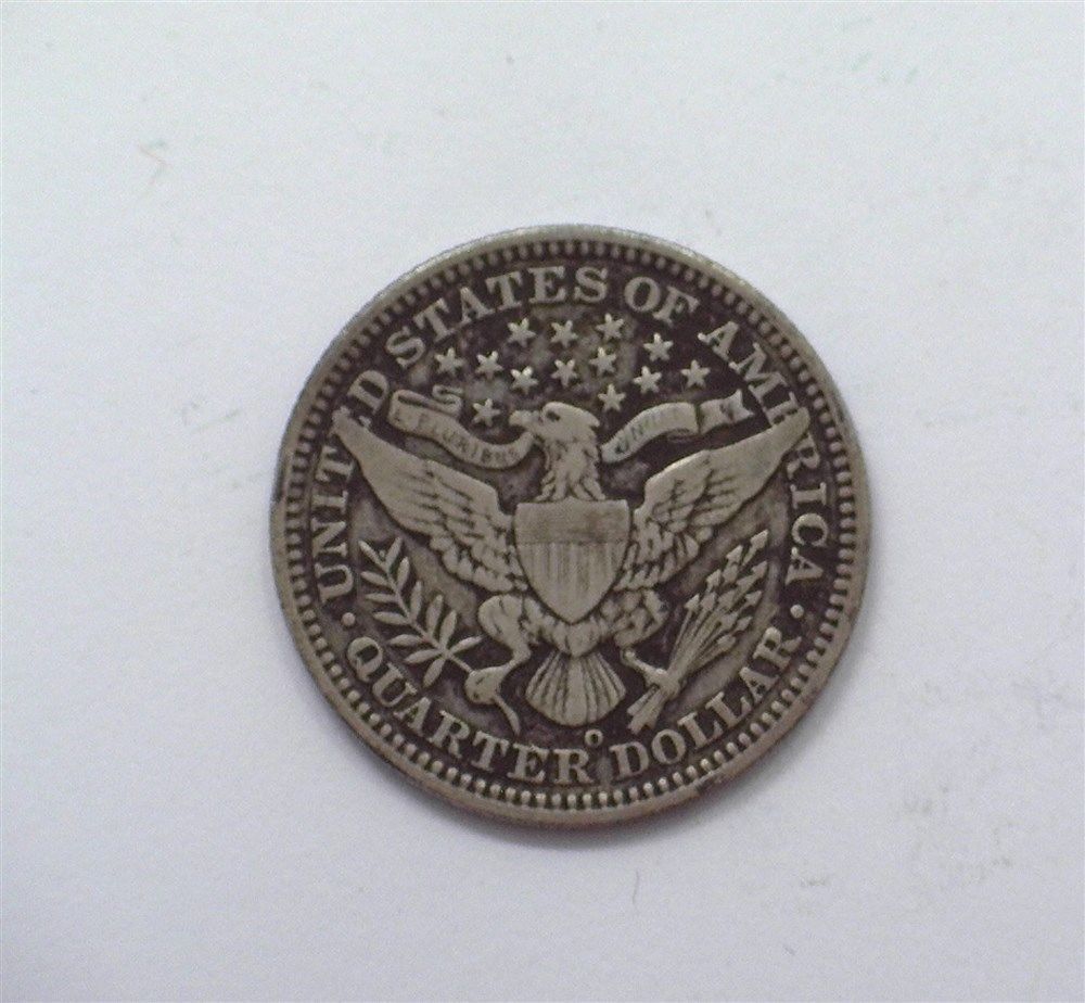 1909-O Barber Quarter  VF-30 | Of Coins & Crystals