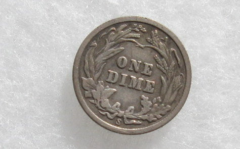 1909S Barber Dime VF-20 | Of Coins & Crystals