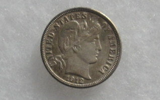 1912S Barber Dime AU-50 | Of Coins & Crystals