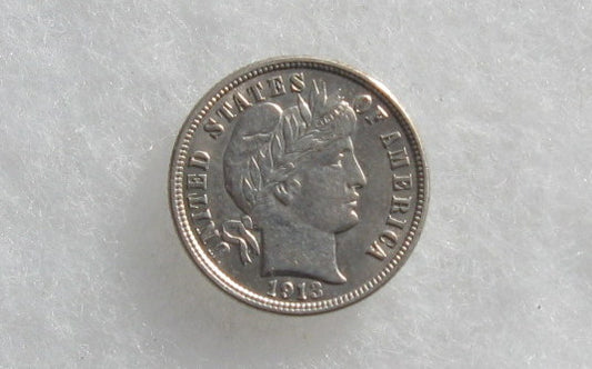 1913 Barber Dime MS-63 | Of Coins & Crystals