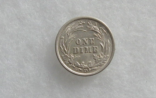 1914D Barber Dime MS-60 | Of Coins & Crystals