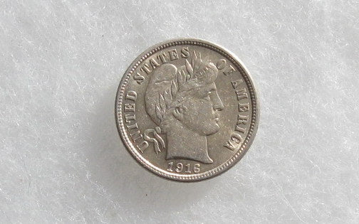 1916 Barber Dime AU-58 | Of Coins & Crystals