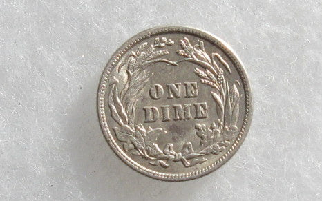 1916 Barber Dime AU-58 | Of Coins & Crystals