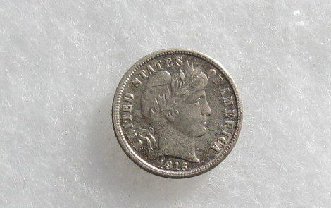 1916S Barber Dime MS-60 | Of Coins & Crystals