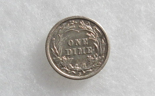1916S Barber Dime MS-60 | Of Coins & Crystals