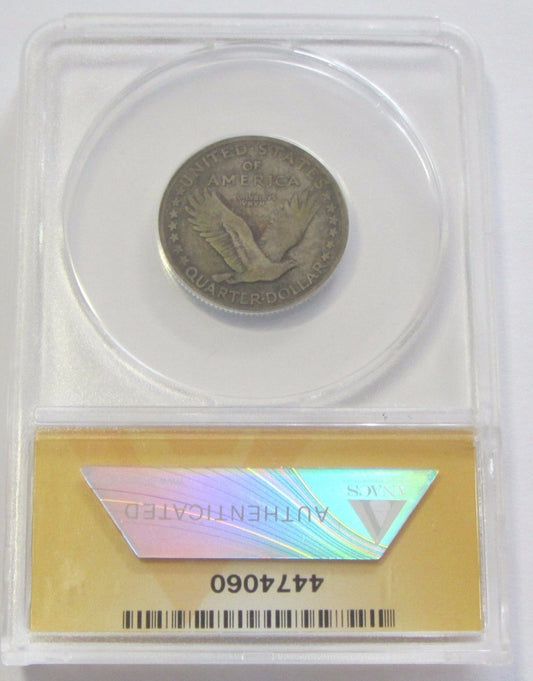 1917-D Type-I Standing Liberty Quarter ANACS VF20 | Of Coins & Crystals