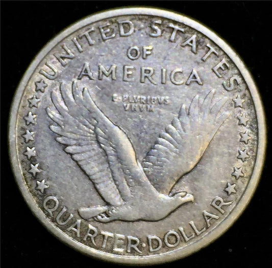 1917-D Type-I Standing Liberty Quarter VF20 | Of Coins & Crystals