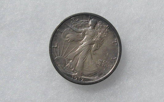 1917D Walking Liberty Half Dollar Obv MM MS-63 | Of Coins & Crystals
