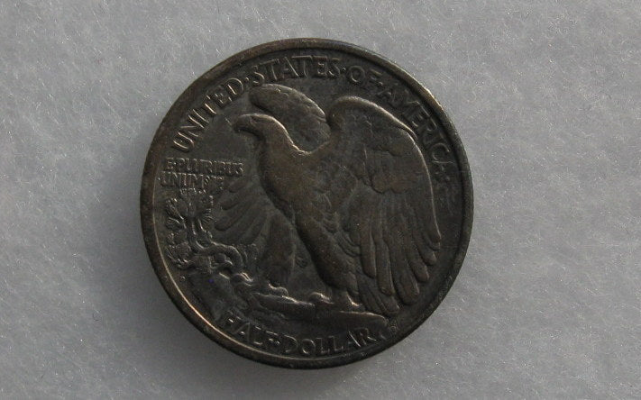 1920D Walking Liberty Half Dollar VF-35 | Of Coins & Crystals