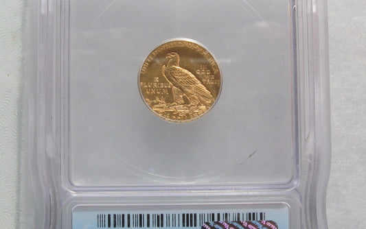 1925D Indian Head Quarter Eagle ICG MS-64 | Of Coins & Crystals