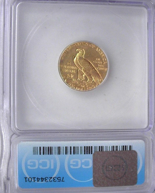 1928 Indian Head Quarter Eagle. ICG MS63 | Of Coins & Crystals