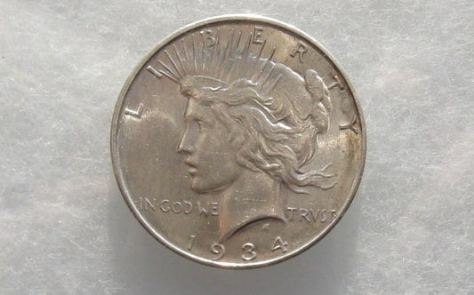 1934-D Peace Dollar MS-64 | Of Coins & Crystals
