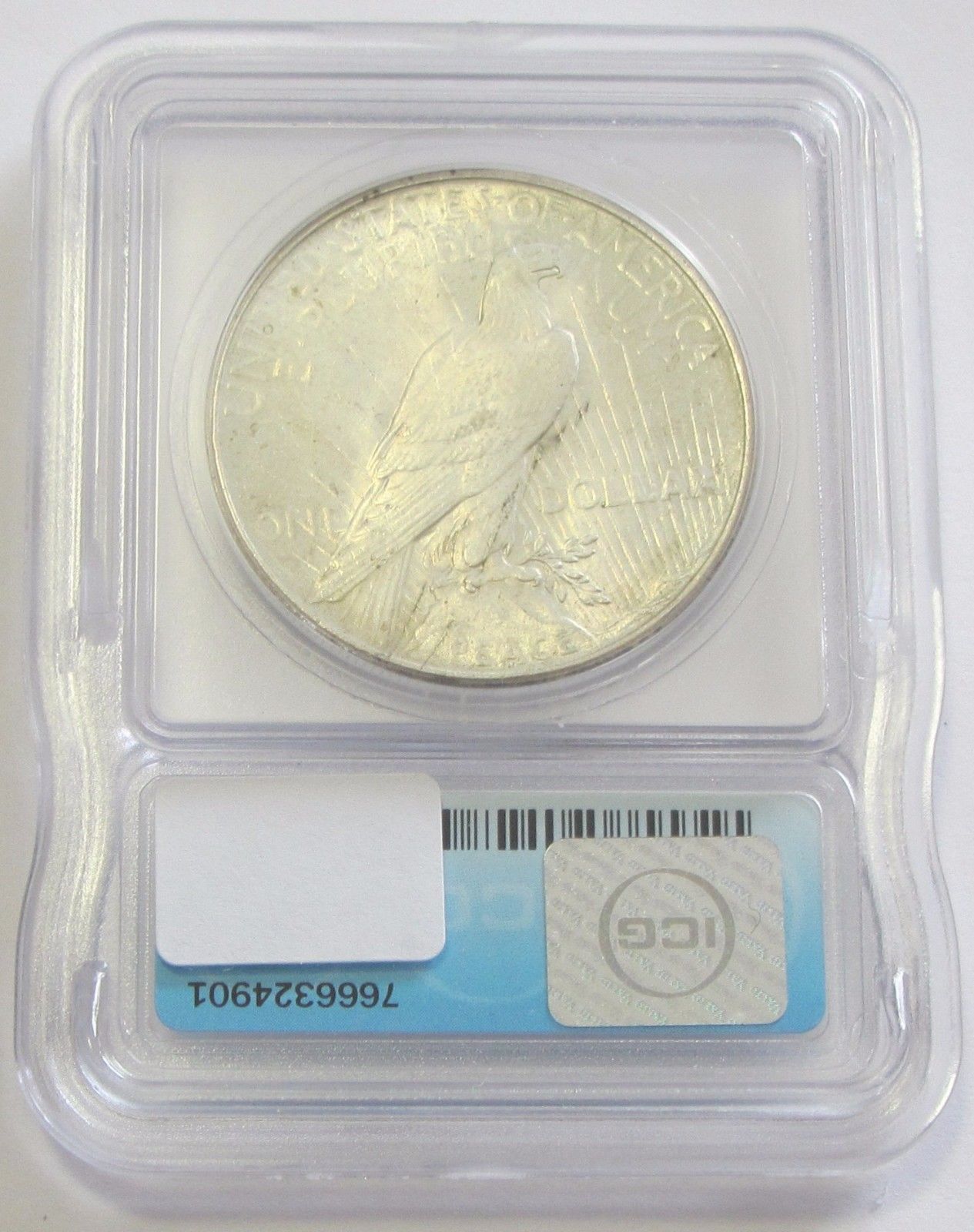 1935 Peace Dollar  ICG MS-63 | Of Coins & Crystals