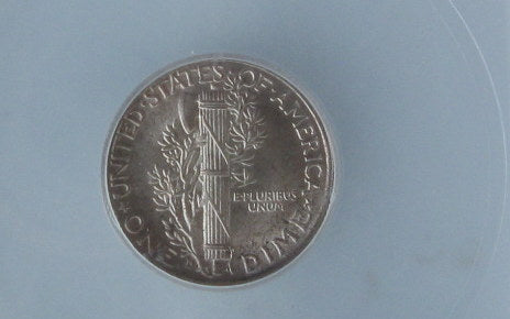 1936D Mercury Dime ICG MS65 FSB