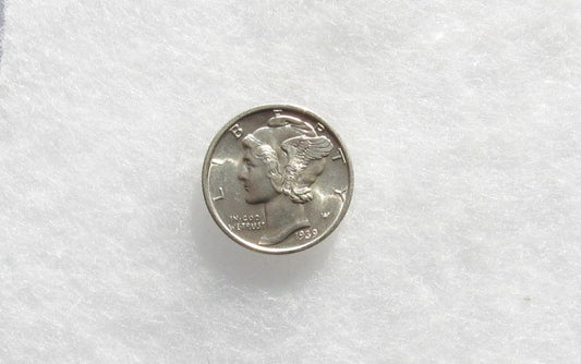 1939-D Mercury Dime MS-65FSB | Of Coins & Crystals
