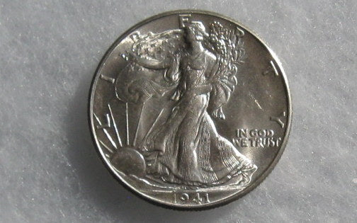 1941 Walking Liberty Half Dollar MS-54 | Of Coins & Crystals