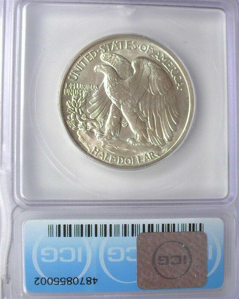 1942 Walking Liberty Half Dollar ICG MS-66 | Of Coins & Crystals