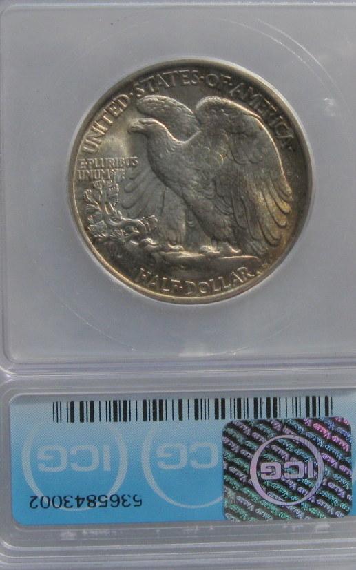 1946 Walking Liberty Half Dollar ICG MS-67 | Of Coins & Crystals