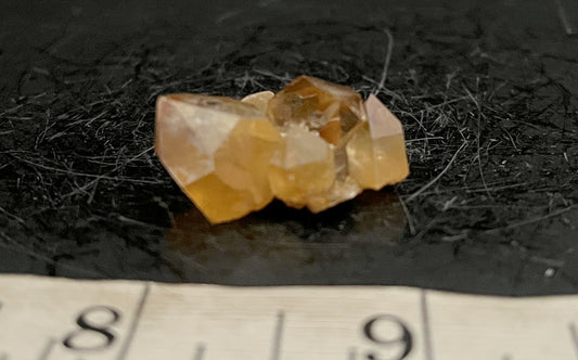 Herkimer Diamond Golden Drusy Mini Cluster
