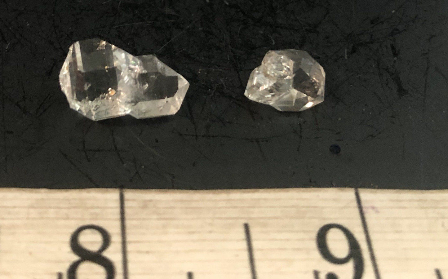 Herkimer Diamond Mini Cluster Pair 626-63 | Of Coins & Crystals