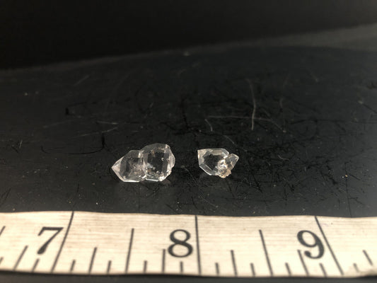 Herkimer Diamond Mini Cluster Pair 626-63 | Of Coins & Crystals