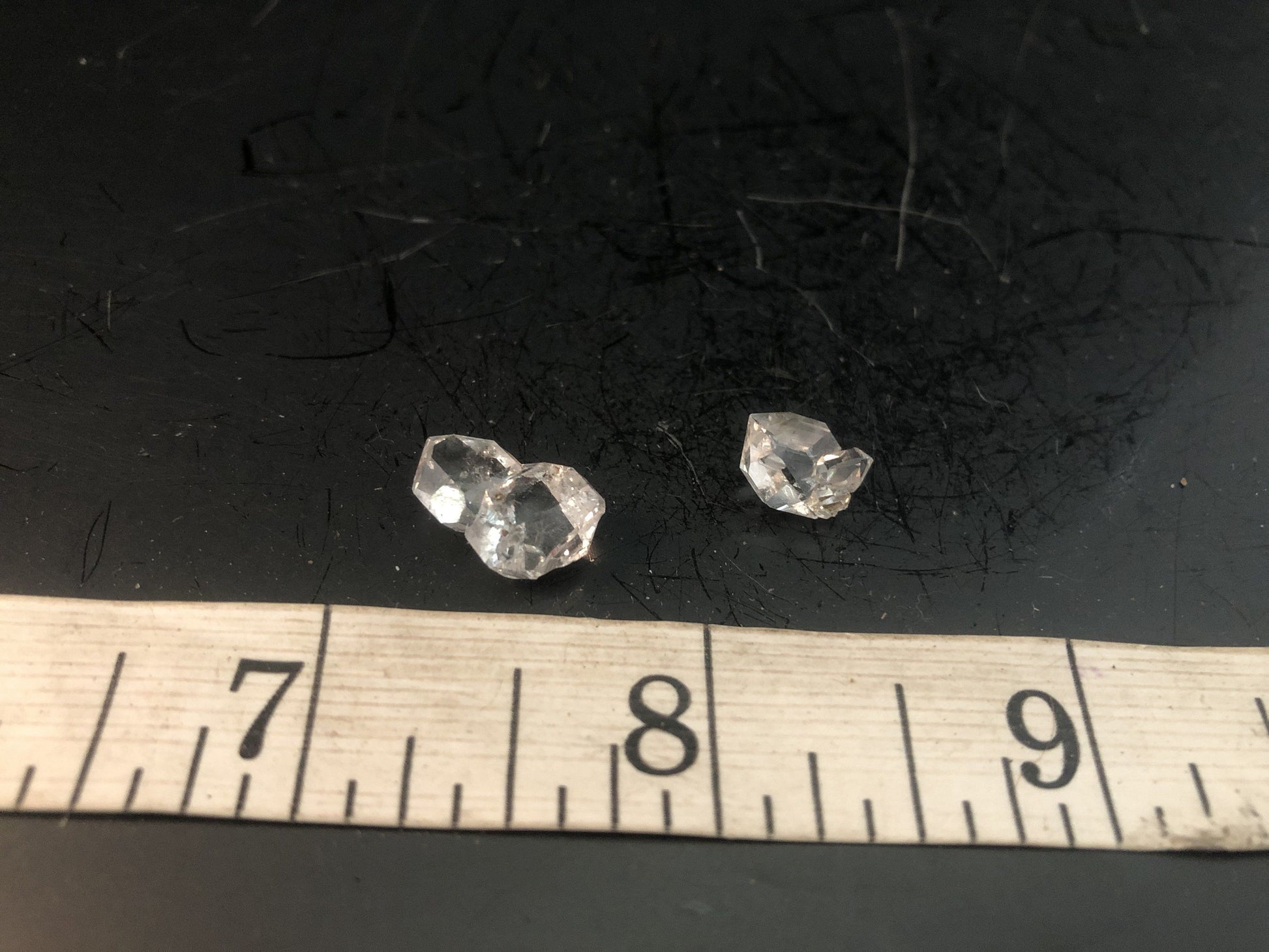 Herkimer Diamond Mini Cluster Pair 626-63 | Of Coins & Crystals