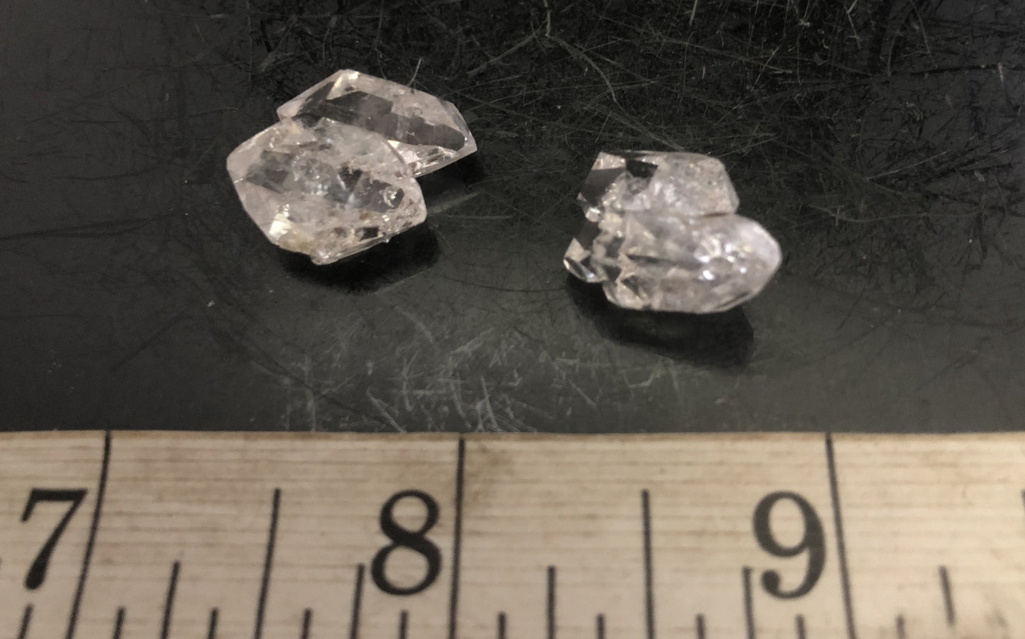 Herkimer Diamond Pair 809-33 - Doubles | Of Coins & Crystals