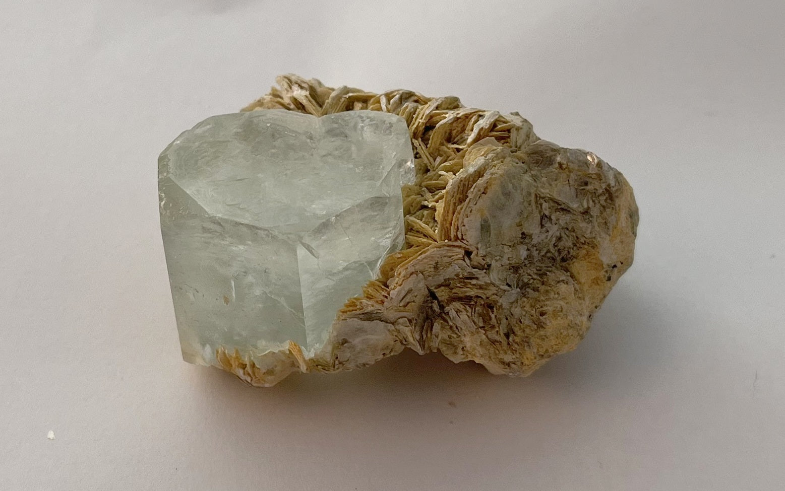 Aquamarine w/ Muscovite - Pakistan | Of Coins & Crystals