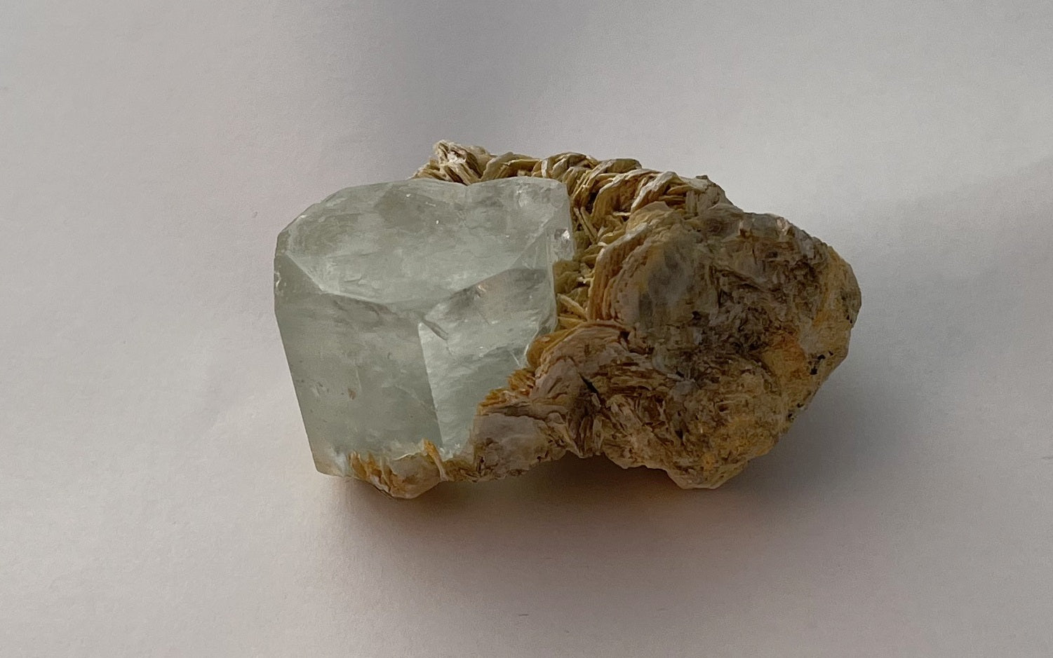 Aquamarine w/ Muscovite - Pakistan | Of Coins & Crystals