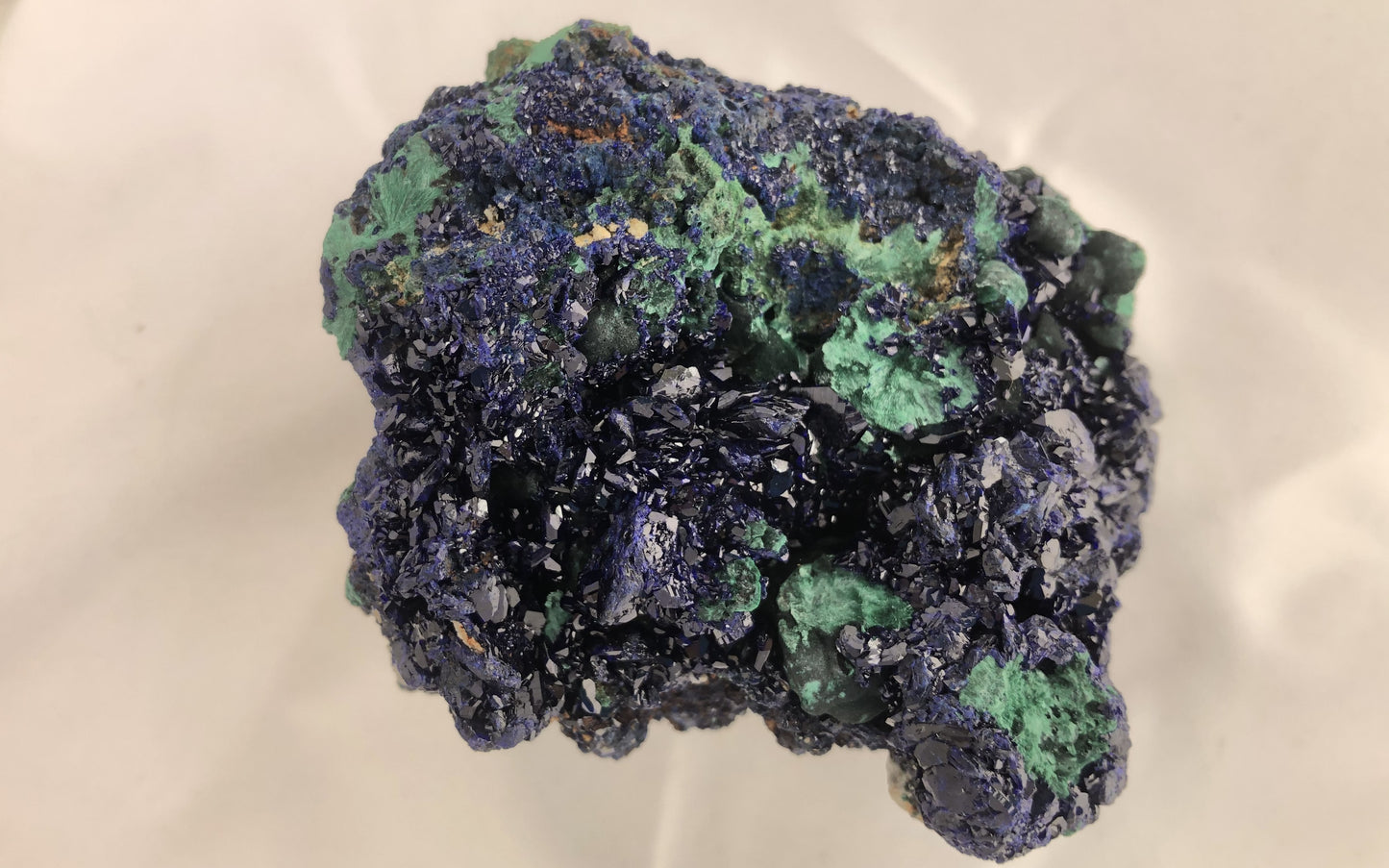 Azurite, Malachite 1 - Sepon Mine, Laos | Of Coins & Crystals