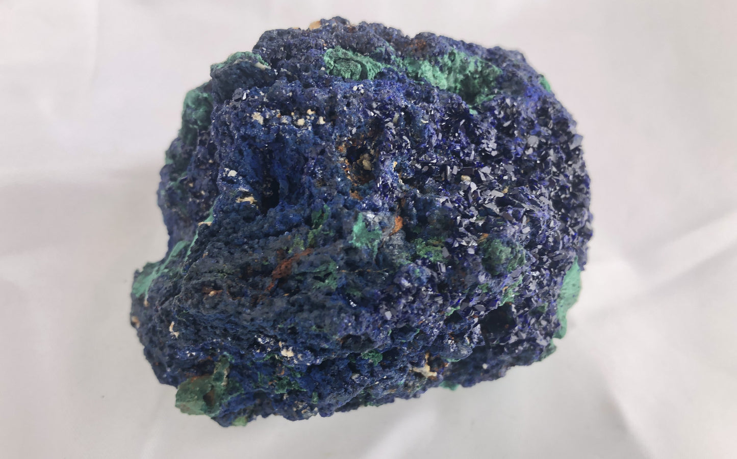 Azurite, Malachite 1 - Sepon Mine, Laos | Of Coins & Crystals