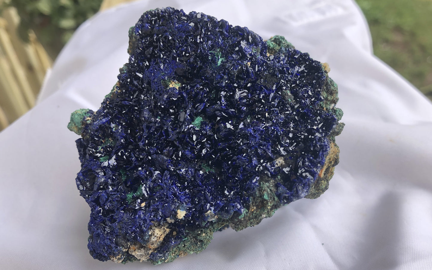 Azurite, Malachite - Sepon Mine, Laos | Of Coins & Crystals