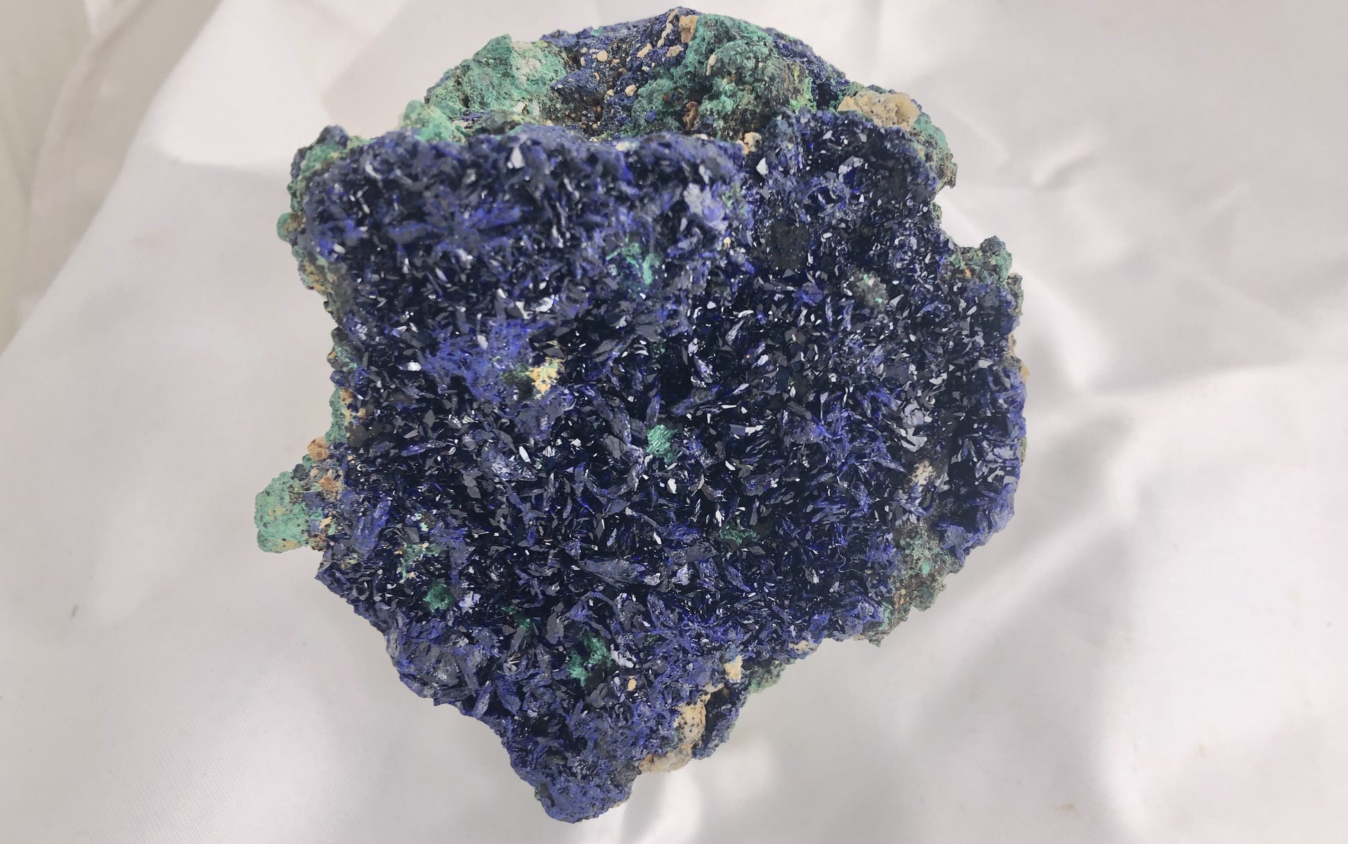 Azurite, Malachite - Sepon Mine, Laos | Of Coins & Crystals