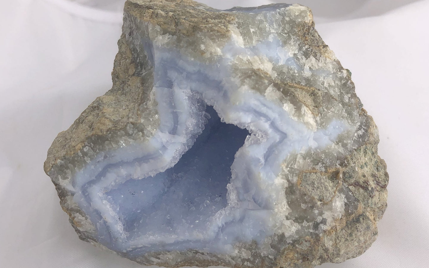 Blue Chalcedony Drusy 53 - Malawi | Of Coins & Crystals
