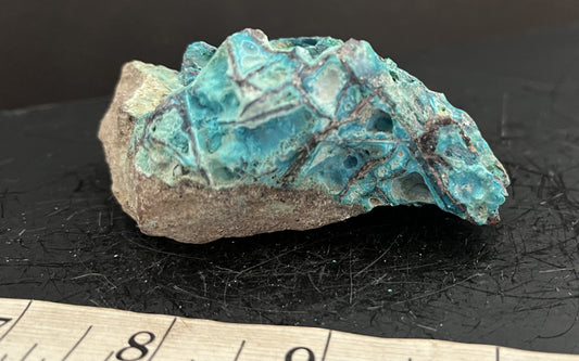 Chrysocolla on Copper  300 - Ternate, Indonesia