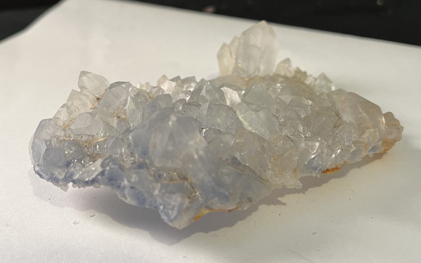Dumortierite in Quartz 1