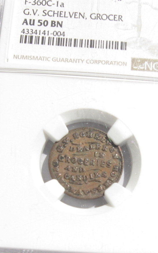 MI F-360-C-1a NGC AU50 / MI F-360-C-1f NGC AU50 SET