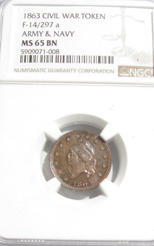 14/297a  NGC MS-65 bn