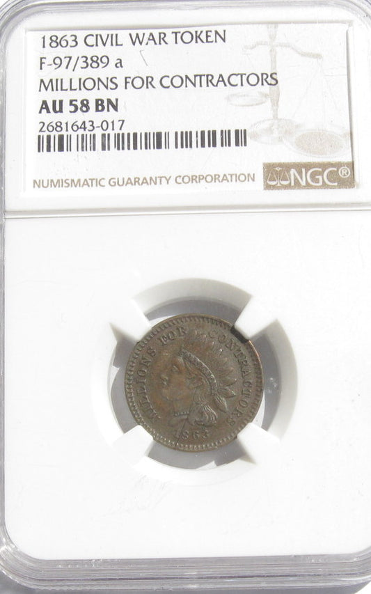 97/389A  NGC AU58