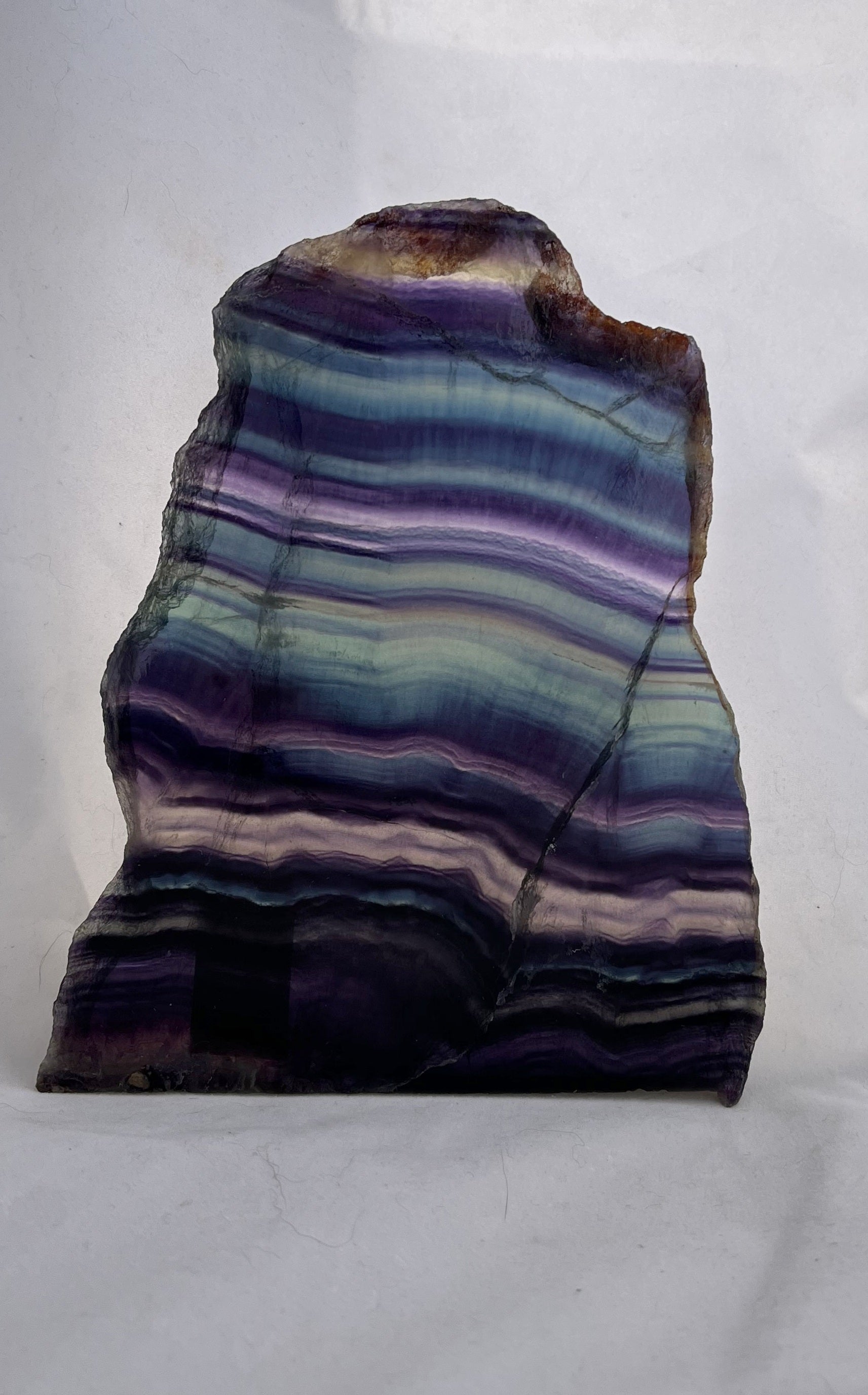 Fluorite Slab 38 | Of Coins & Crystals