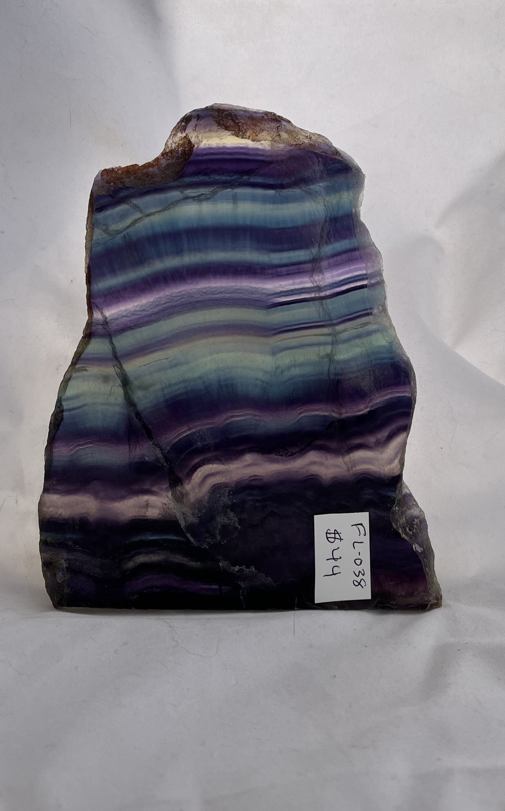 Fluorite Slab 38 | Of Coins & Crystals