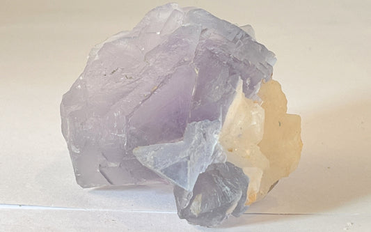 Blue Fluorite w/ Barite 80 - Bingham, NM